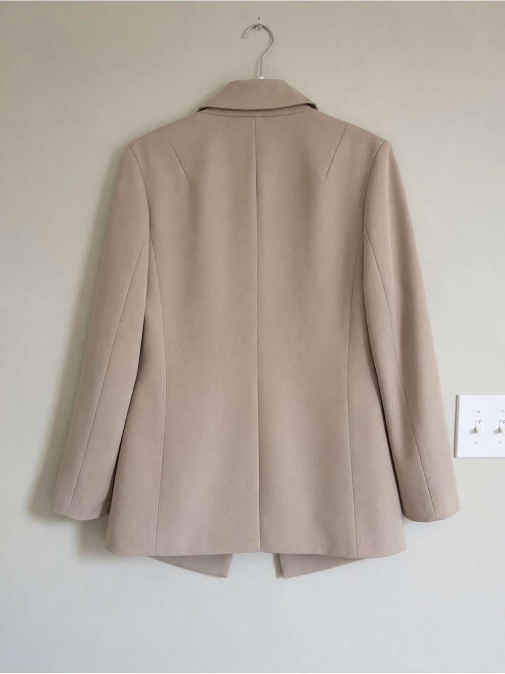 NWT Long tan ribbed open boyfriend blazer - Picture 13 of 13